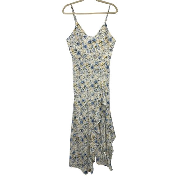Anthropologie En Saison Floral Midi Slip Sundress Dress – Size Medium - Picture 2 of 8